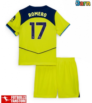 Tottenham Hotspur Cristian Romero #17 Tredje Tröja Barn 2025-26 Kortärmad (+ Korta byxor)